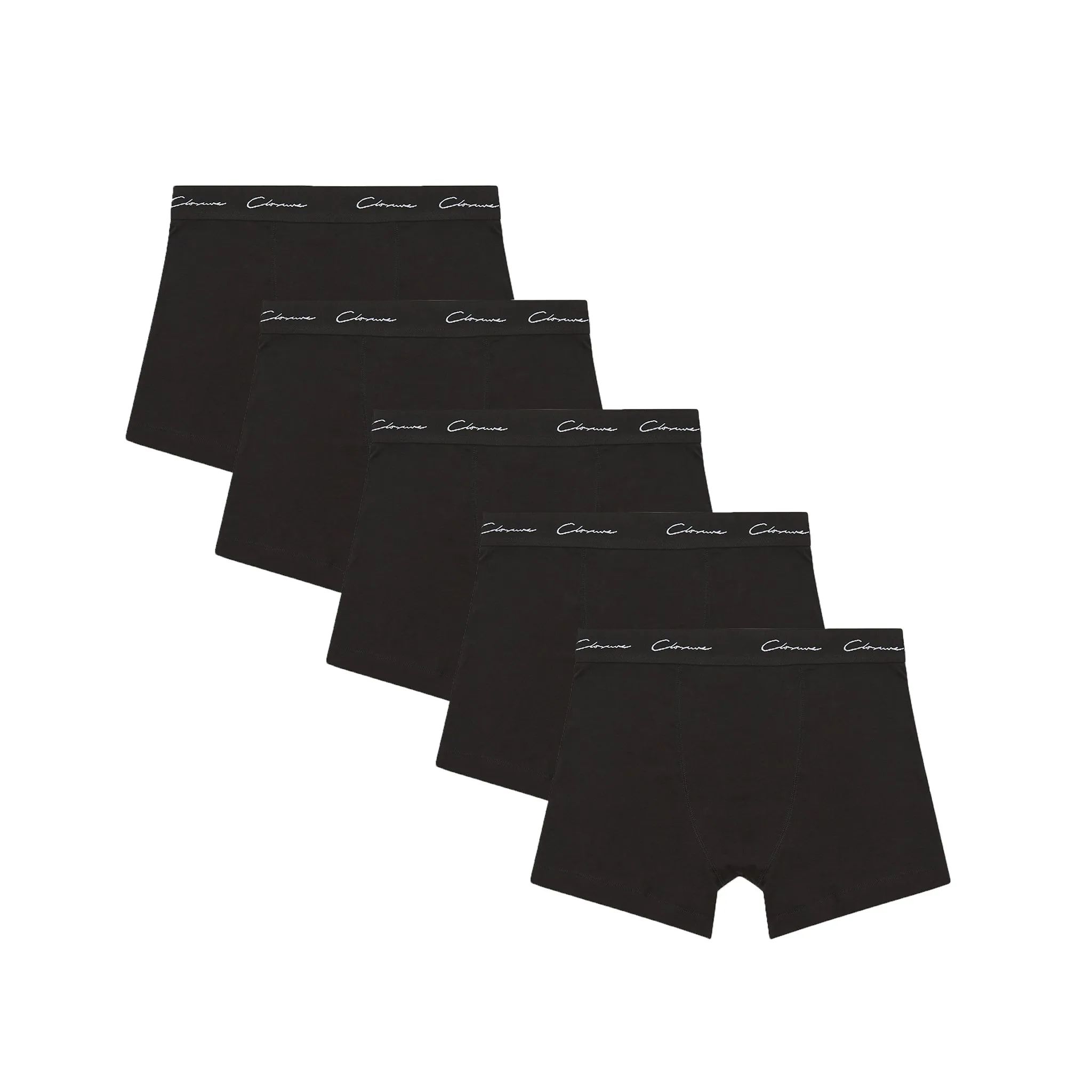 5-Pack Classic Signature Boxers | Black