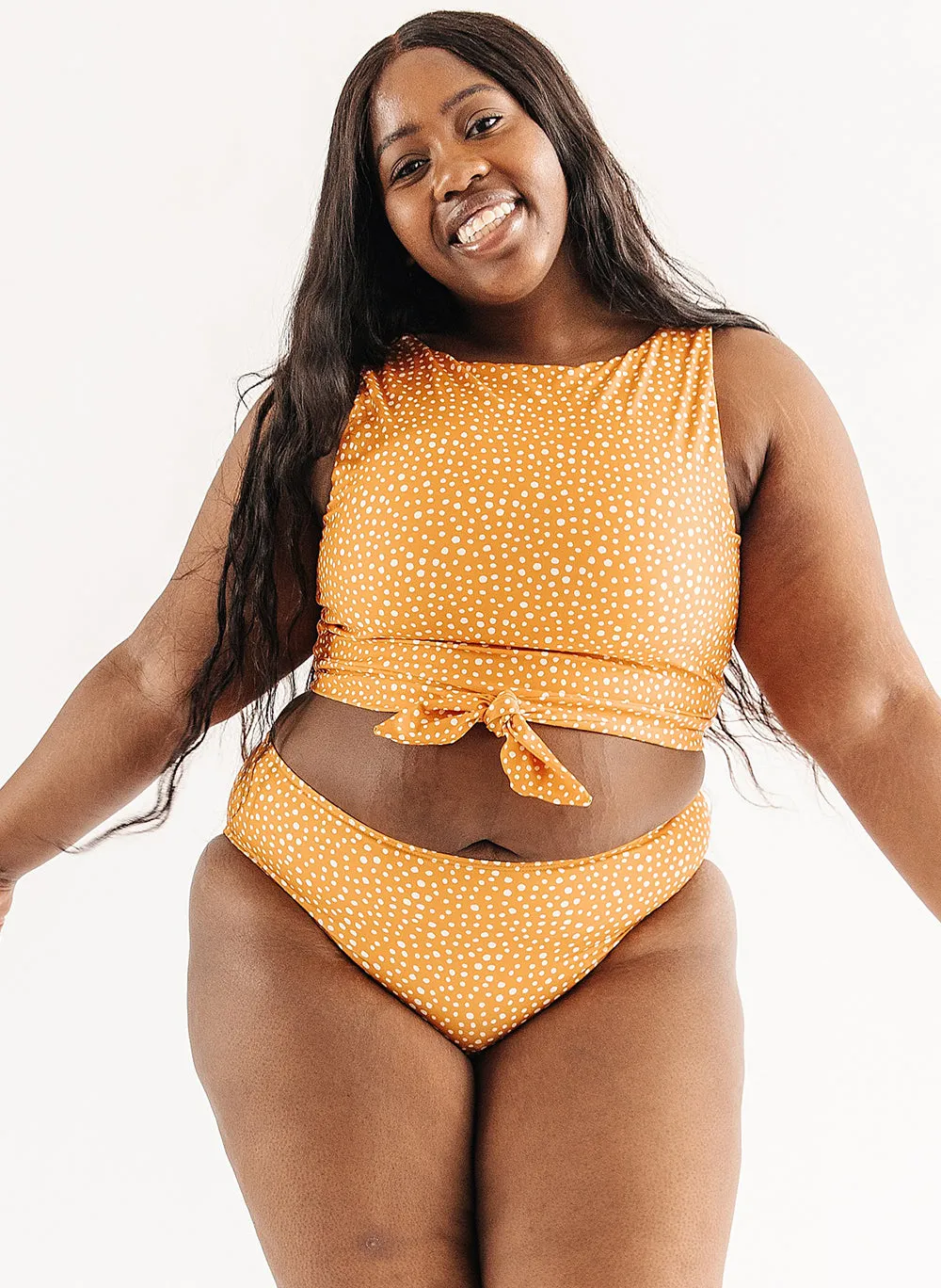 Apricot Dots Hipster Bottoms