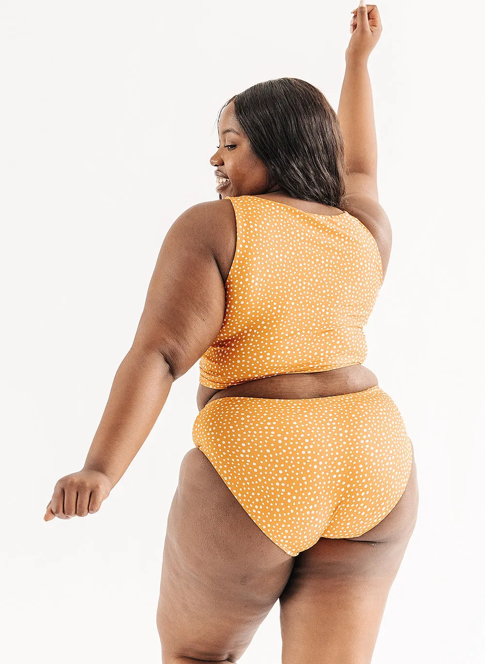 Apricot Dots Hipster Bottoms