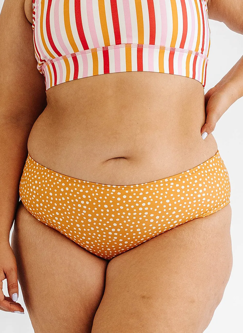 Apricot Dots Hipster Bottoms