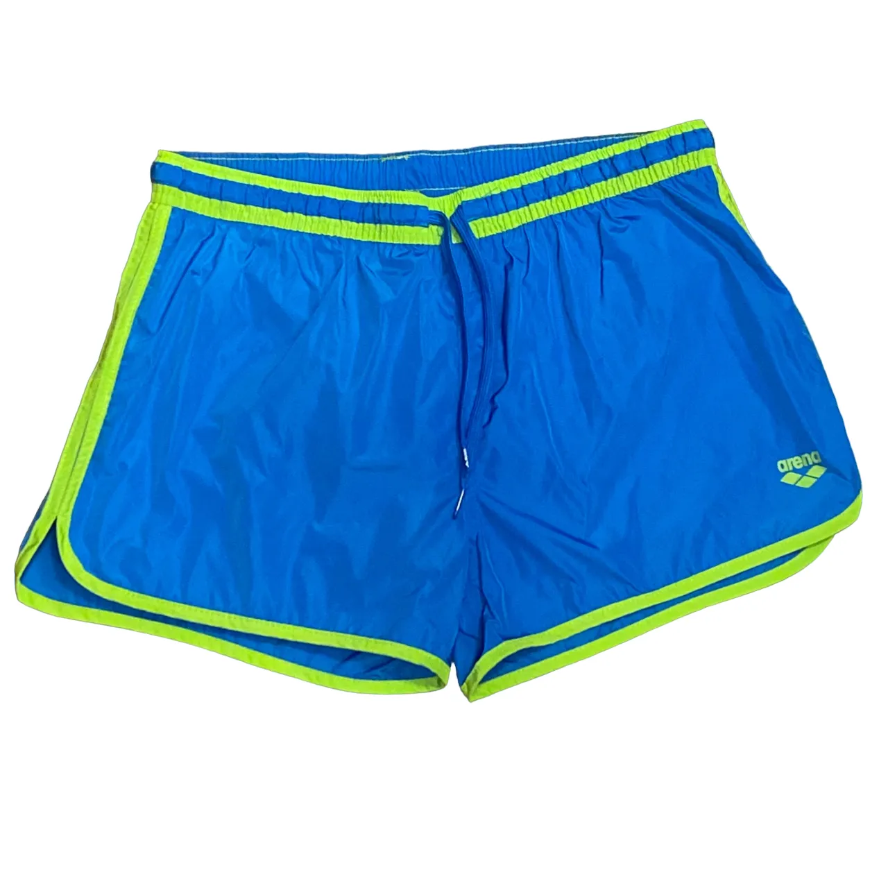 Arena men's swim trunks with boxers Fundamentals Borders 40519816 sky blue-green