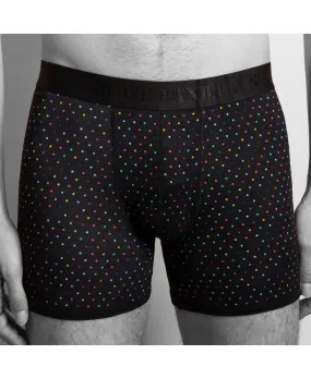 Bamboo Boxers - Multi Dot/Black Band