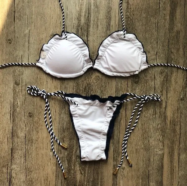 Bikini Personality Solid Color Bikini Bikini