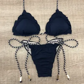 Bikini Personality Solid Color Bikini Bikini