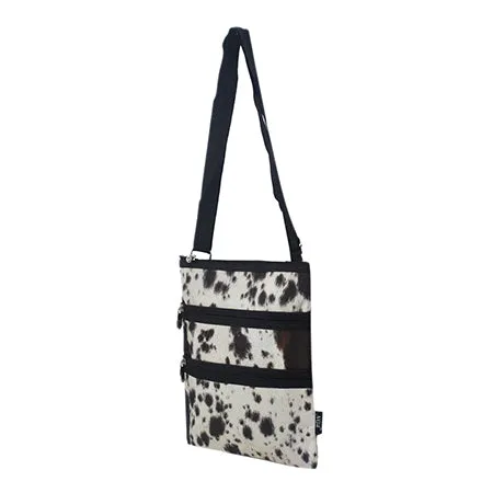 Black Cowhide NGIL Messenger Hipster Bag