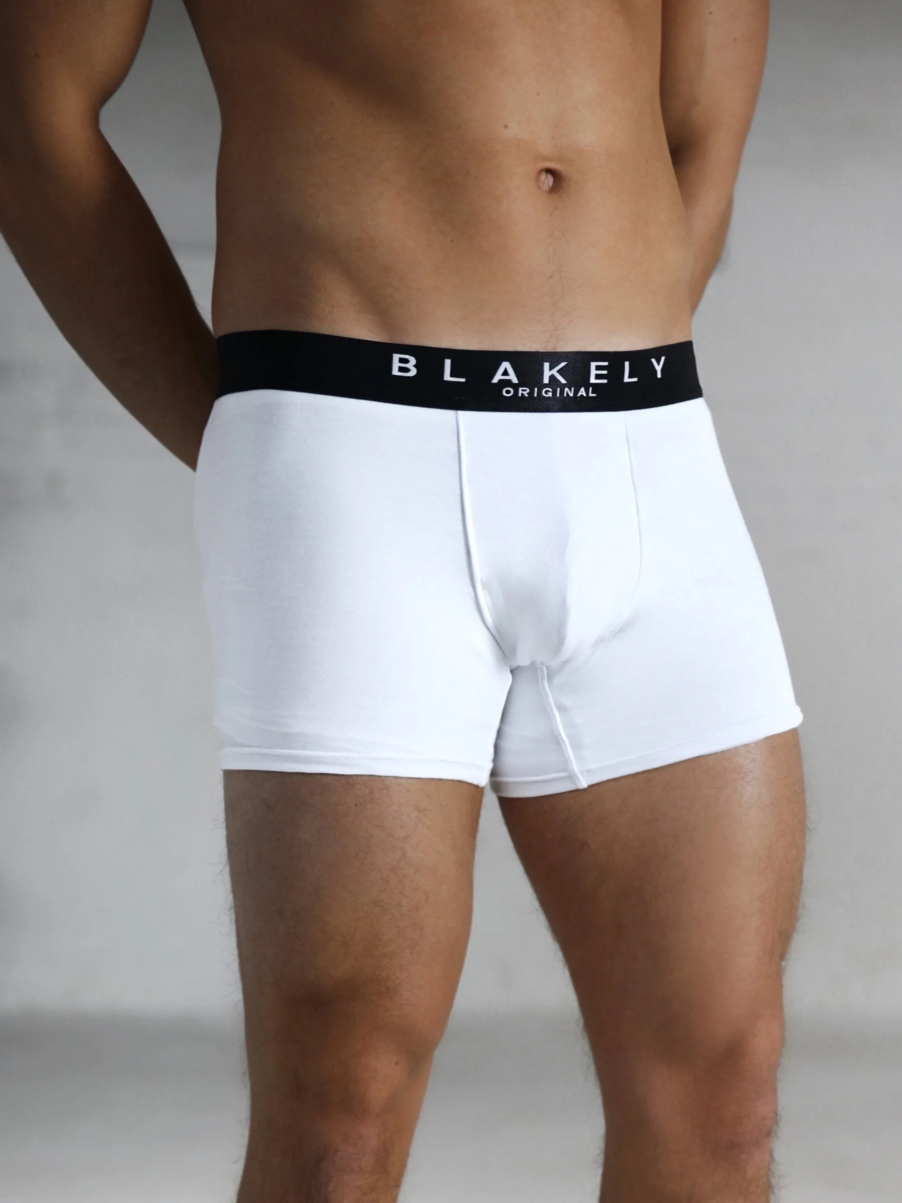 BLK Boxers - White 3 Pack