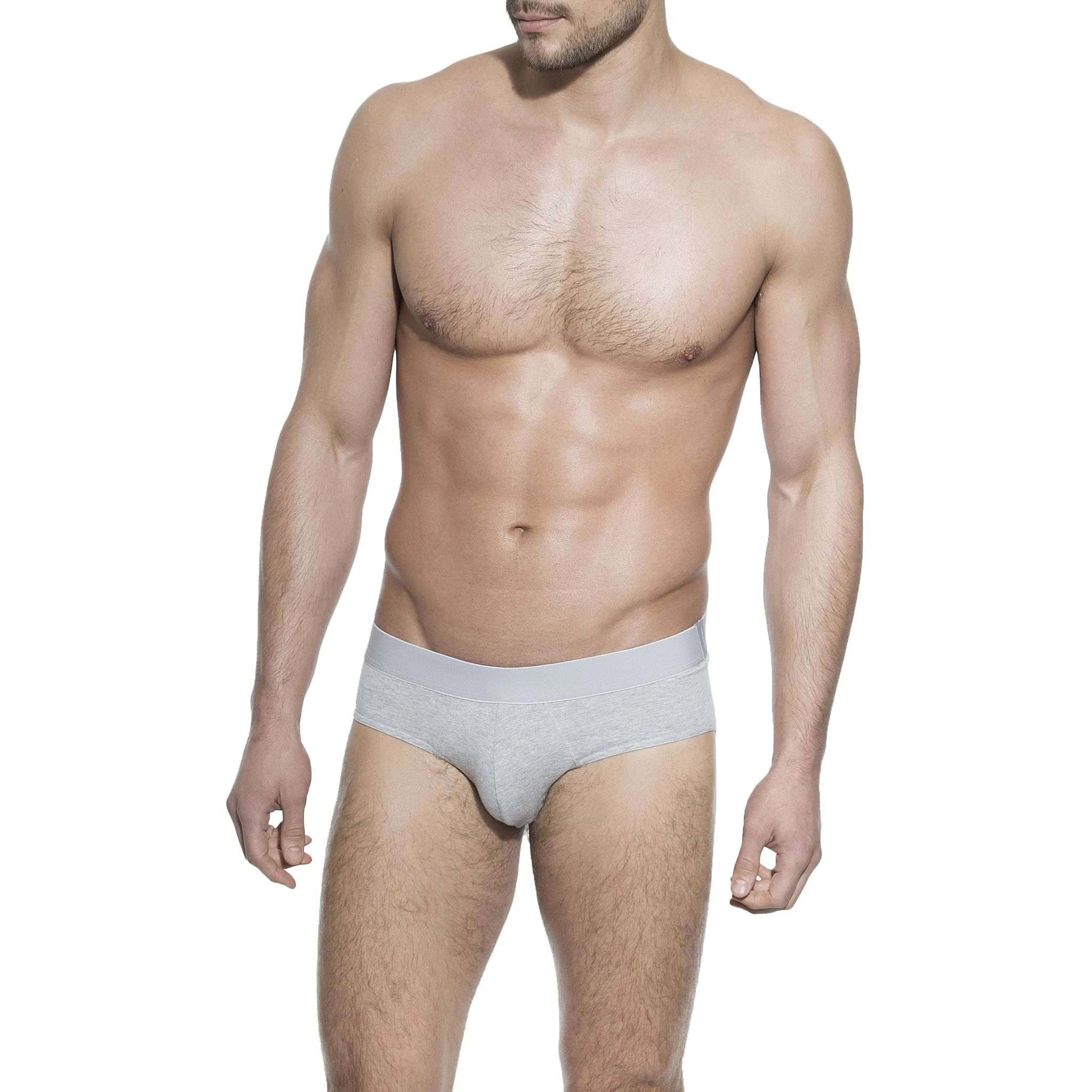 Bread and Boxers Grey Melange Brief