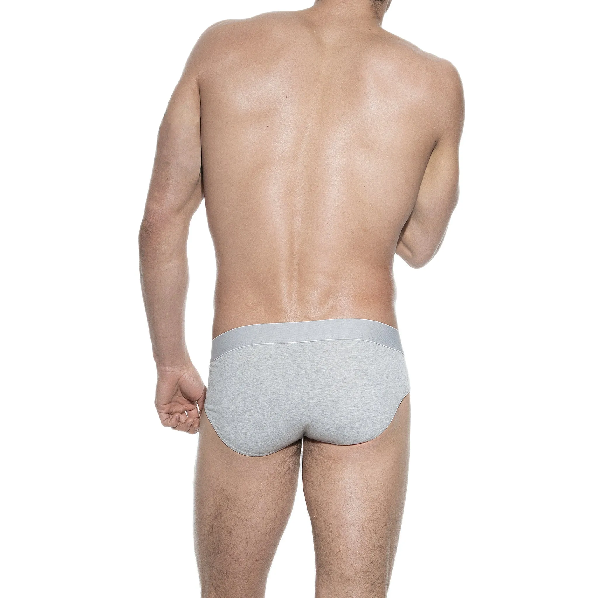 Bread and Boxers Grey Melange Brief