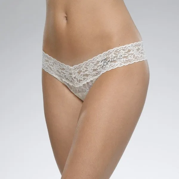 Bride Low Rise Thong