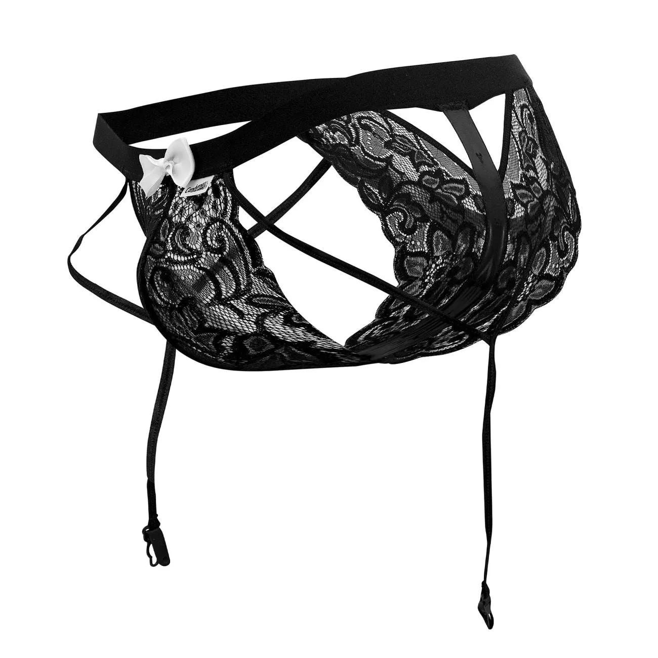 CandyMan Lace Garter Briefs