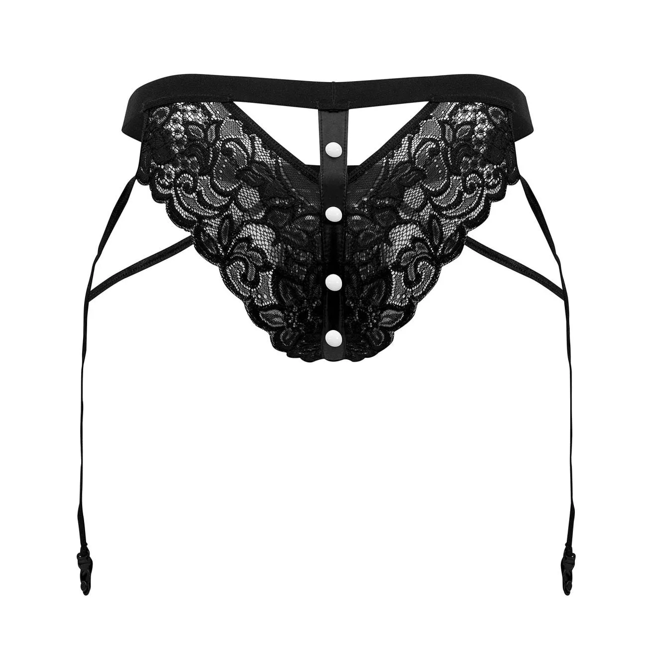 CandyMan Lace Garter Briefs