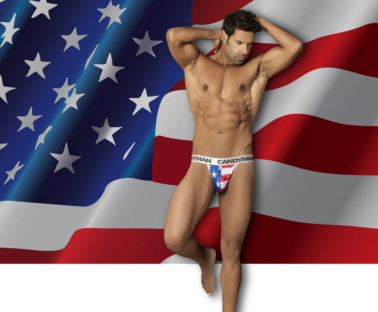 CandyMan Patriotic Thong