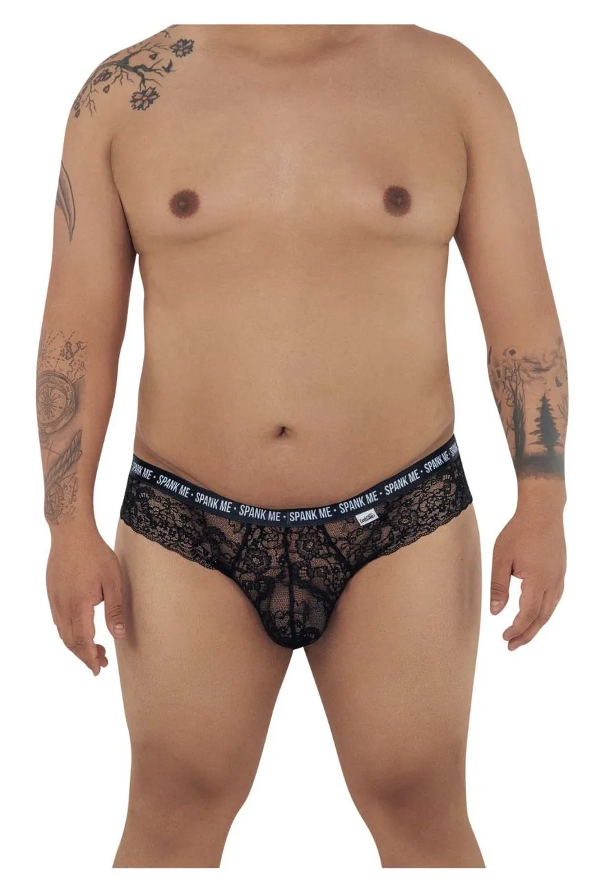 CandyMan Spank Me Lace Briefs