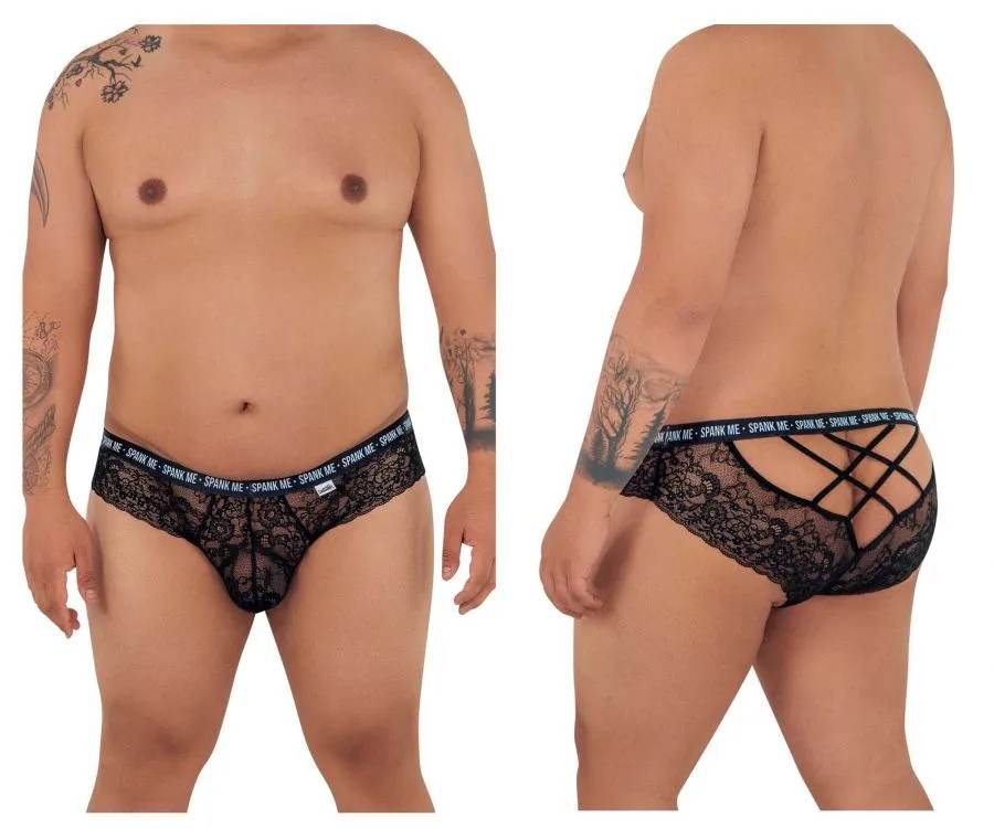 CandyMan Spank Me Lace Briefs