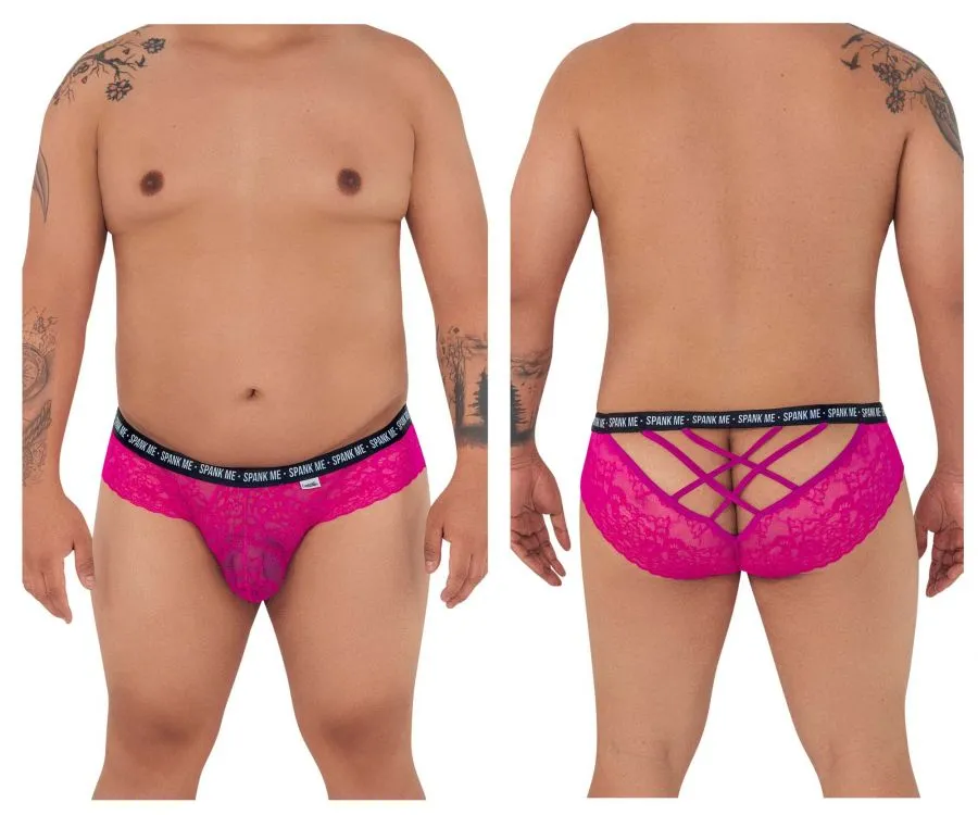 CandyMan Spank Me Lace Briefs