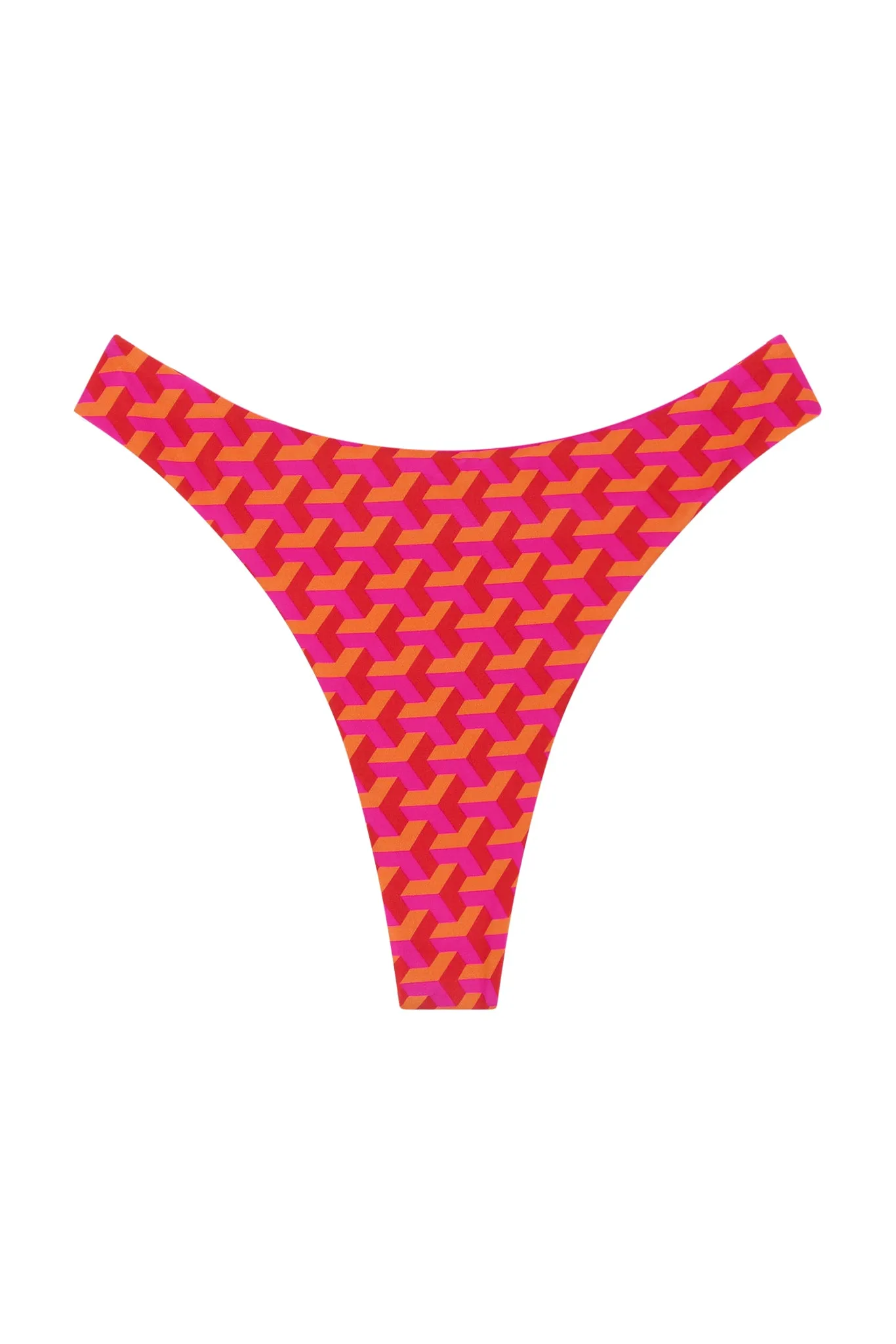 Capri Thong - Fuchsia Geo