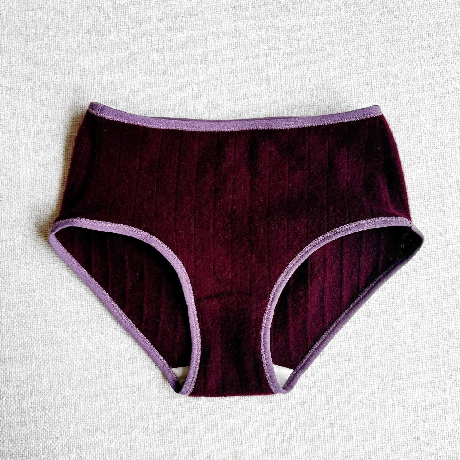 Cashmere hipster brief Women's Large | Ready to ship cashmere lingerie