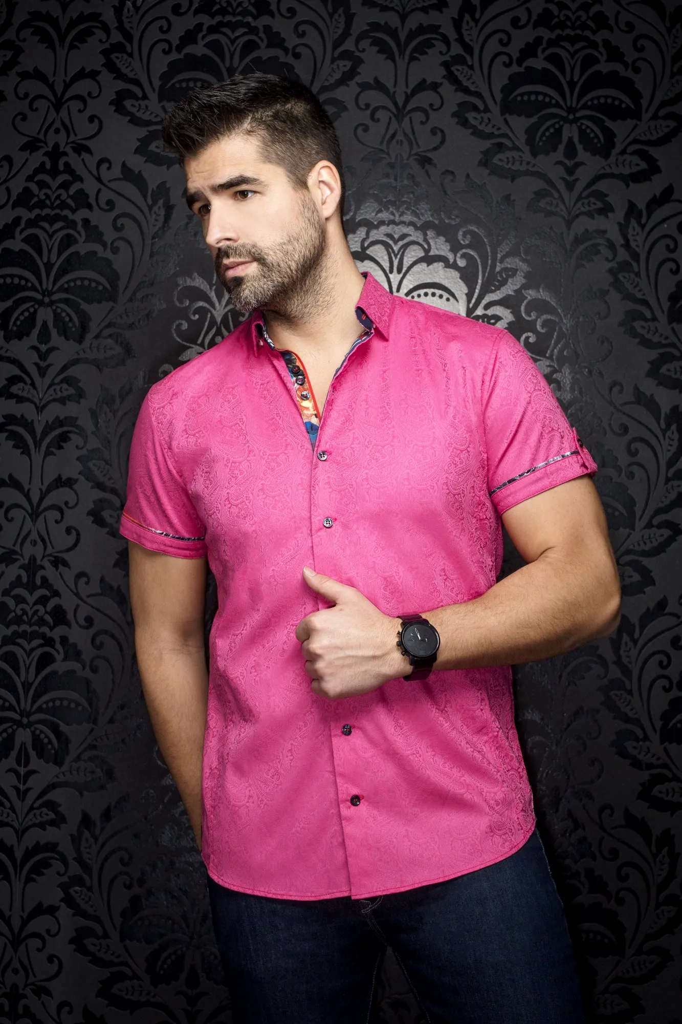 Chemise Au Noir | DONIZETTI(SS) Fuchsia