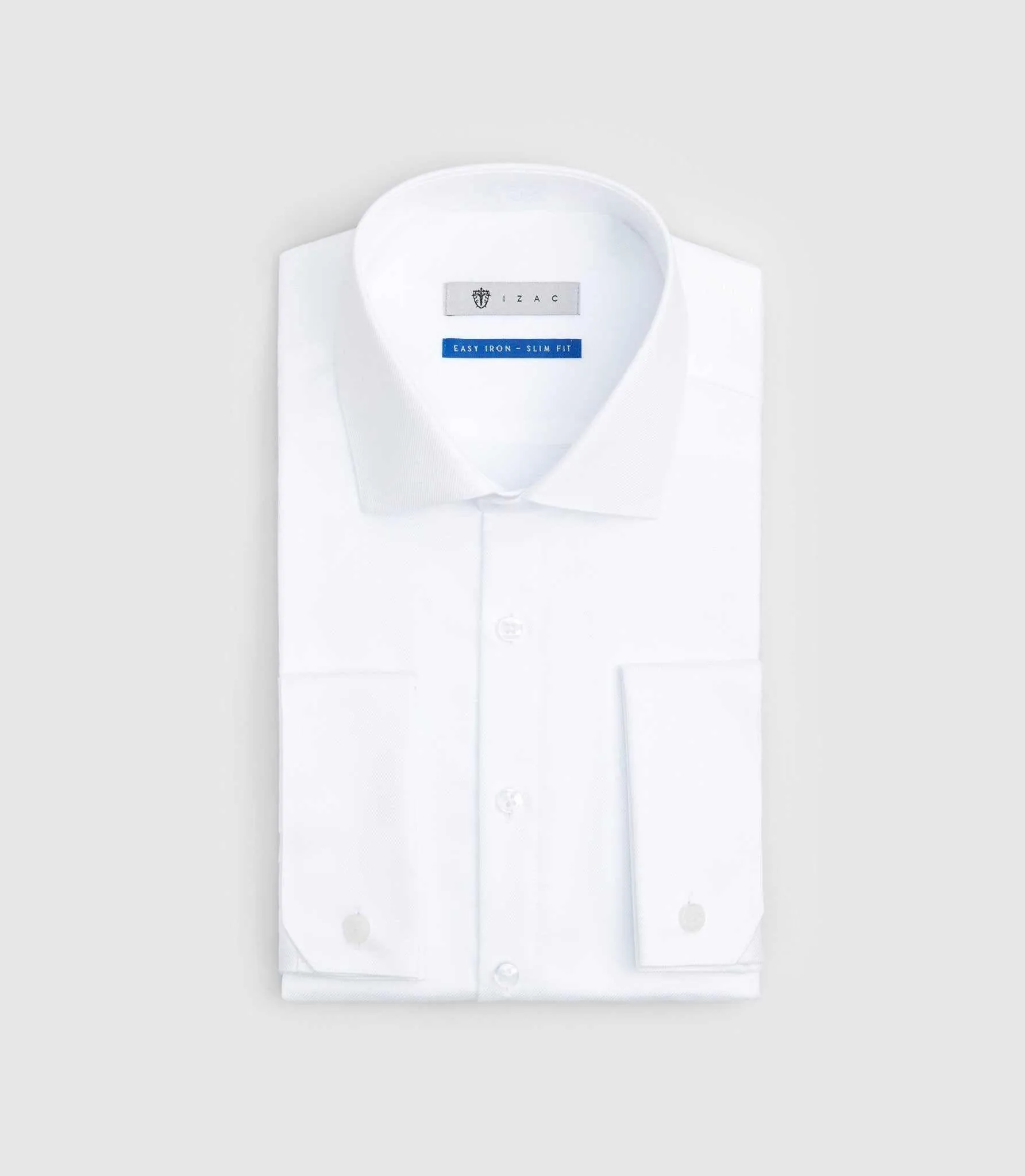 Chemise Easy Iron en coton blanc "Sake"