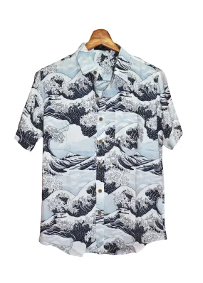 Chemise hawaienne - imprimé ocean