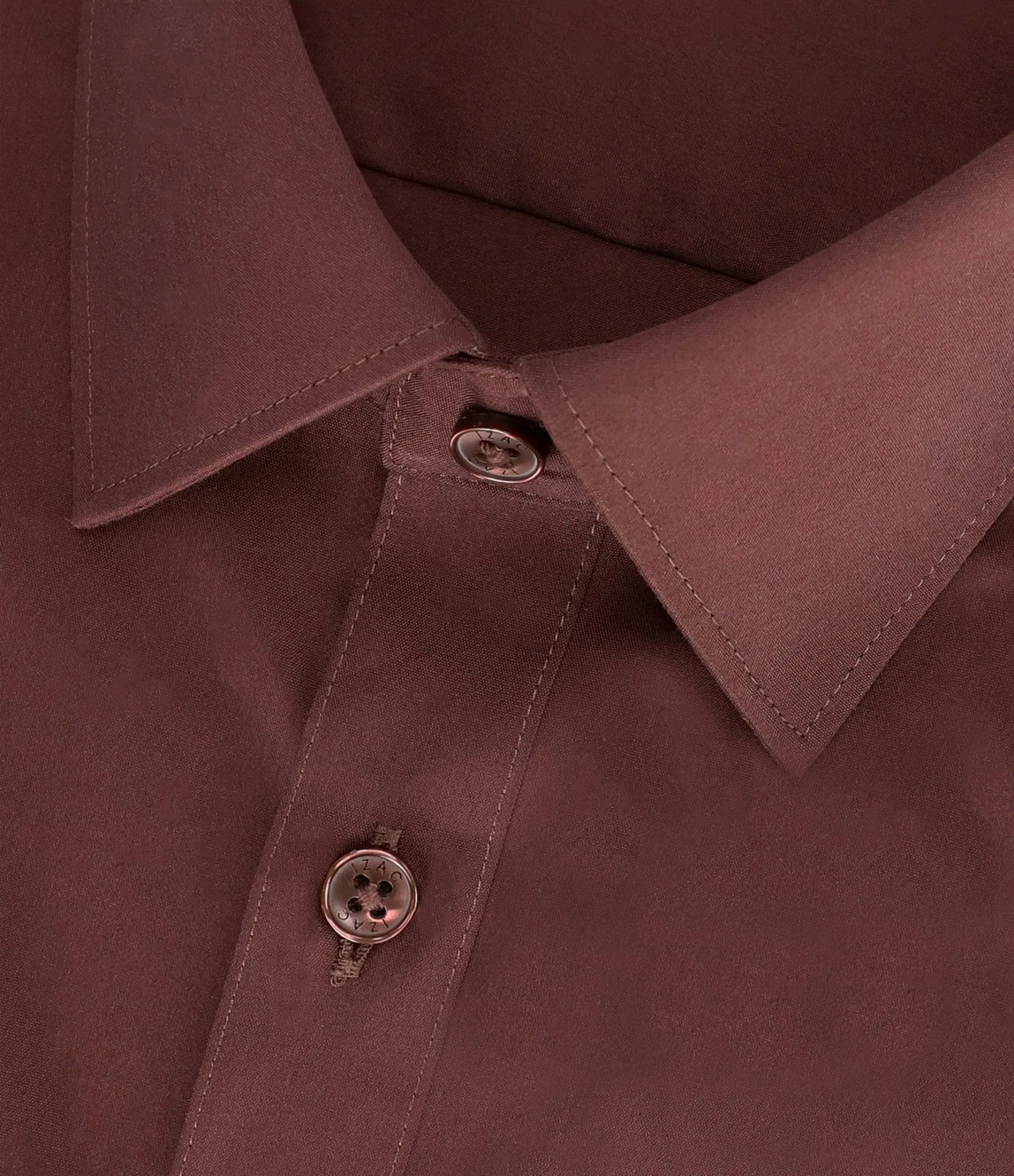 Chemise  MALTE MARRON-FONCE