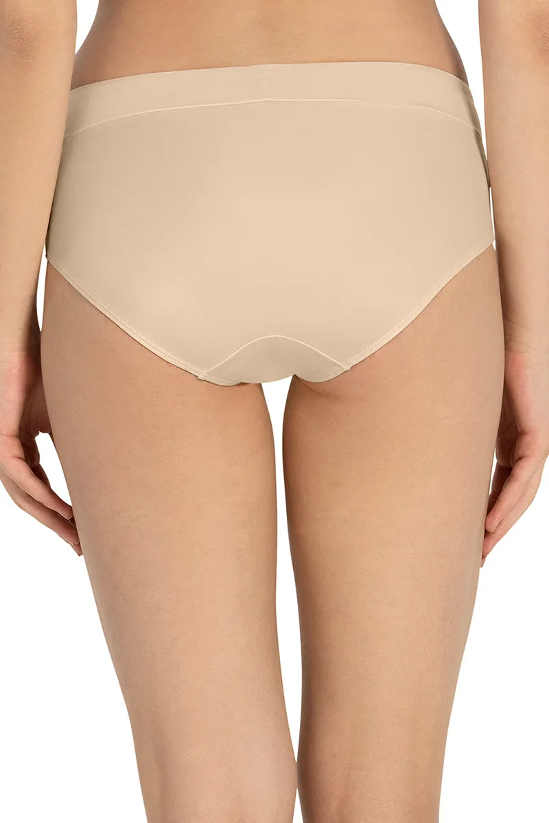 Cloudsoft Hipster Panty - Almond