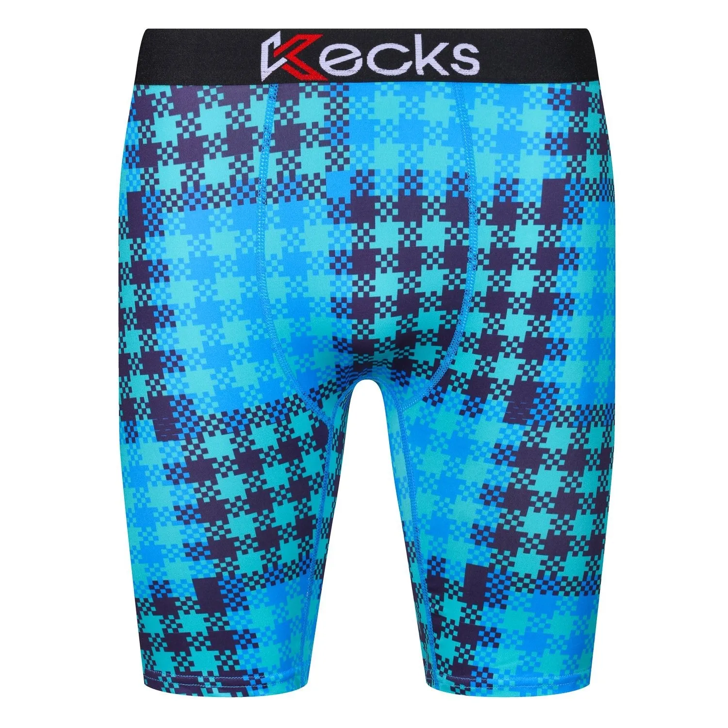 Cyan Plaid Boys Boxers