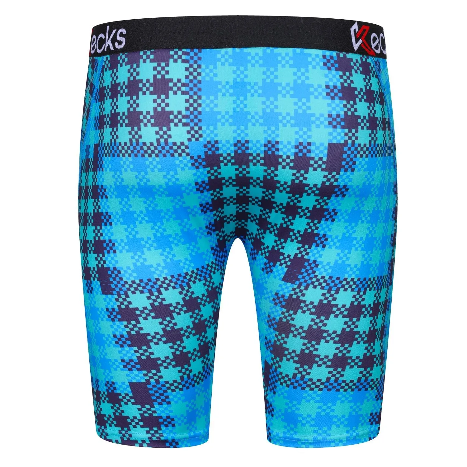 Cyan Plaid Boys Boxers