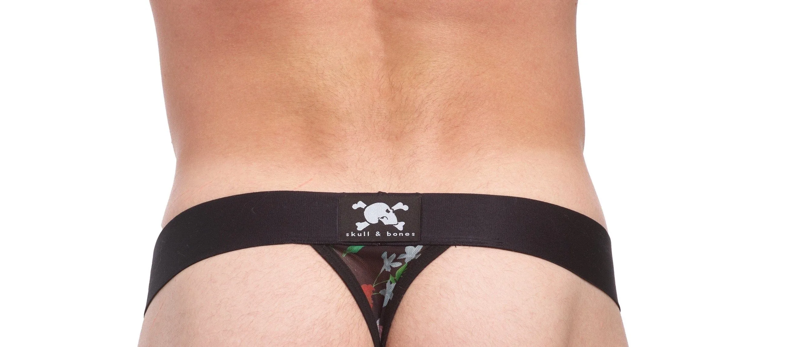 Dutch Floral Mesh Thong