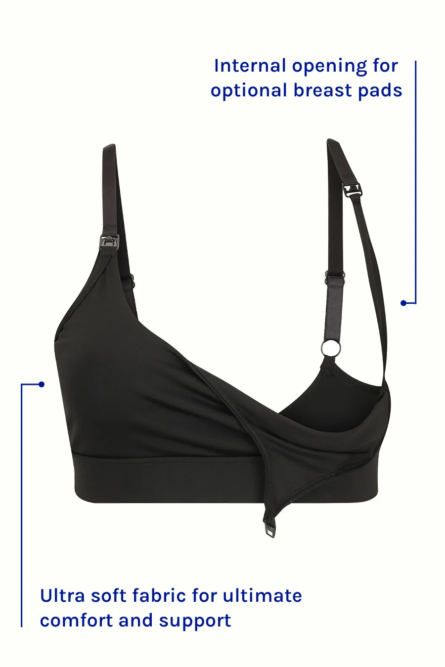 Everyday Maternity Bra - Black