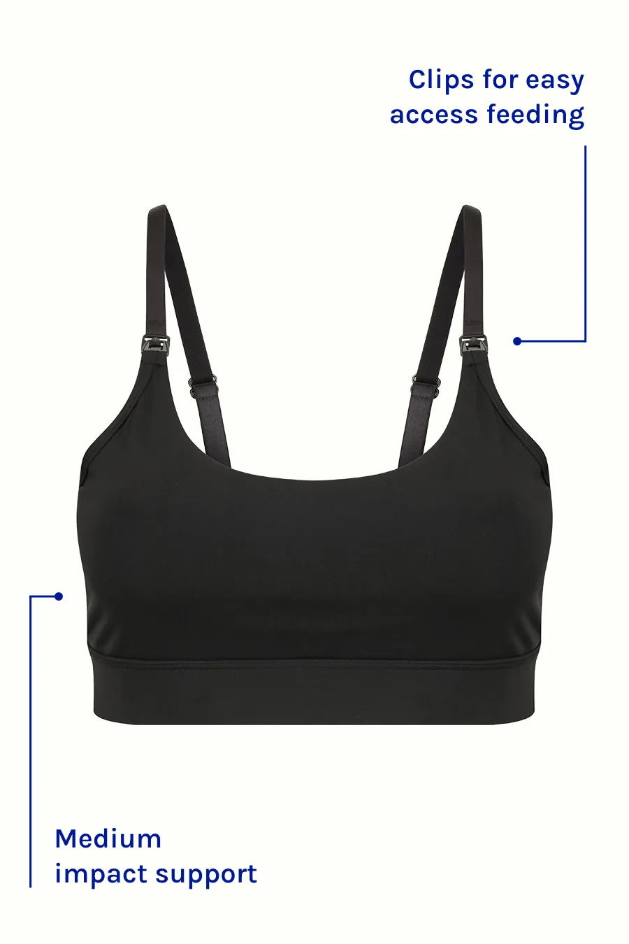 Everyday Maternity Bra - Black