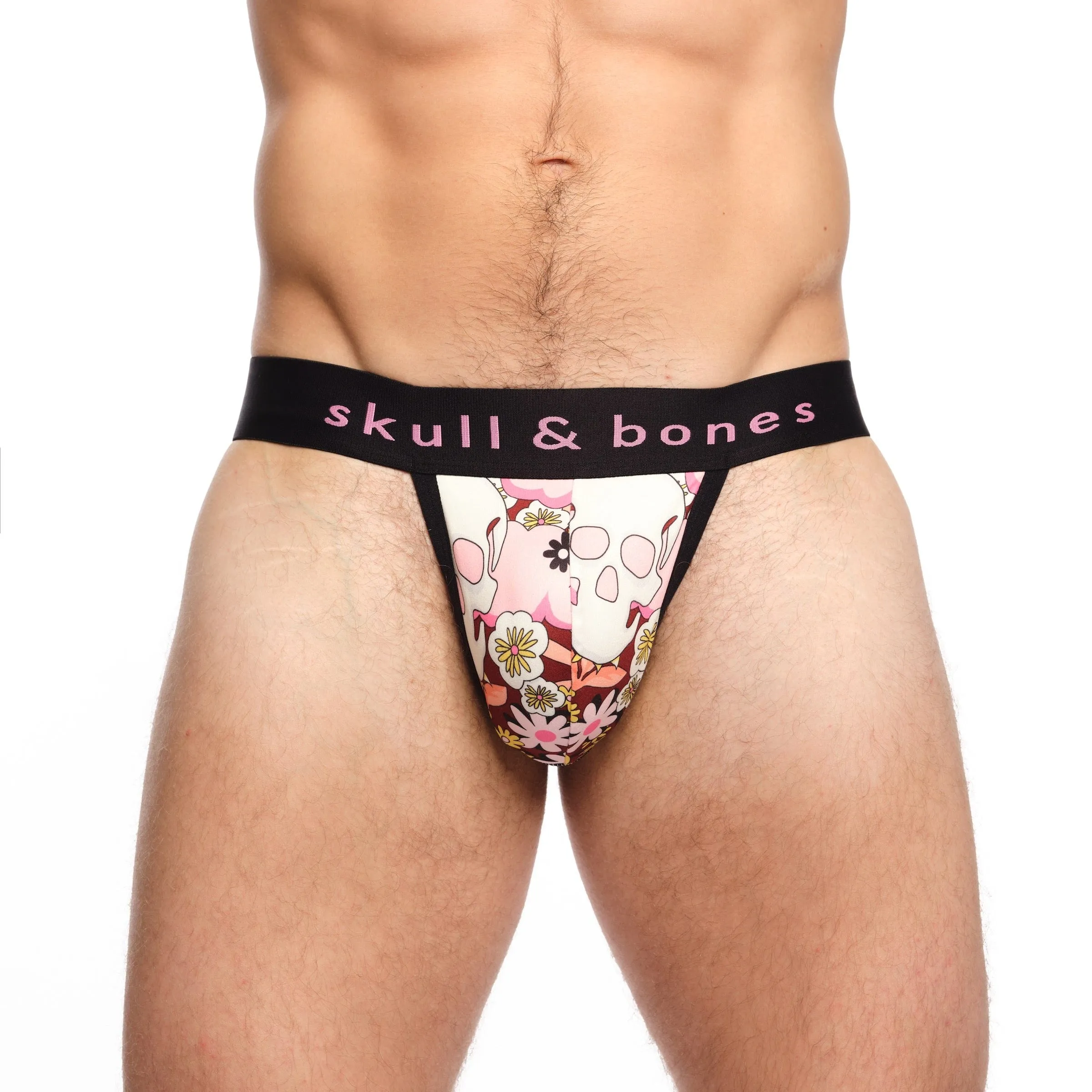 Flower Power Skull Thong