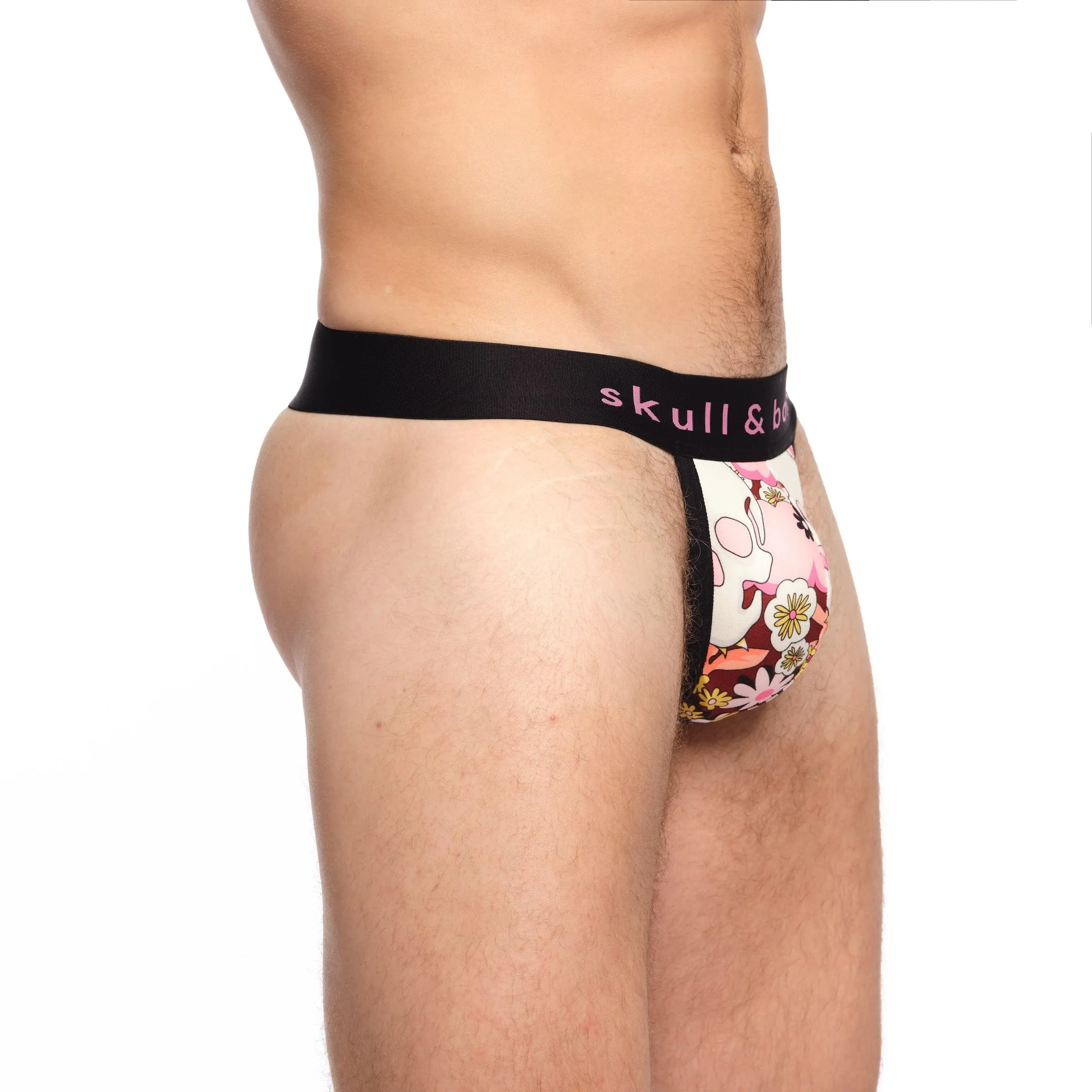 Flower Power Skull Thong