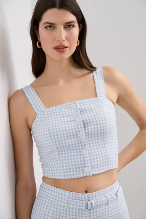 Gingham bustier