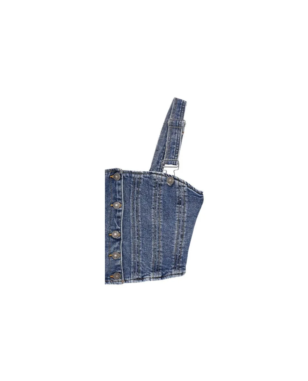 Go Bustier Denim Top