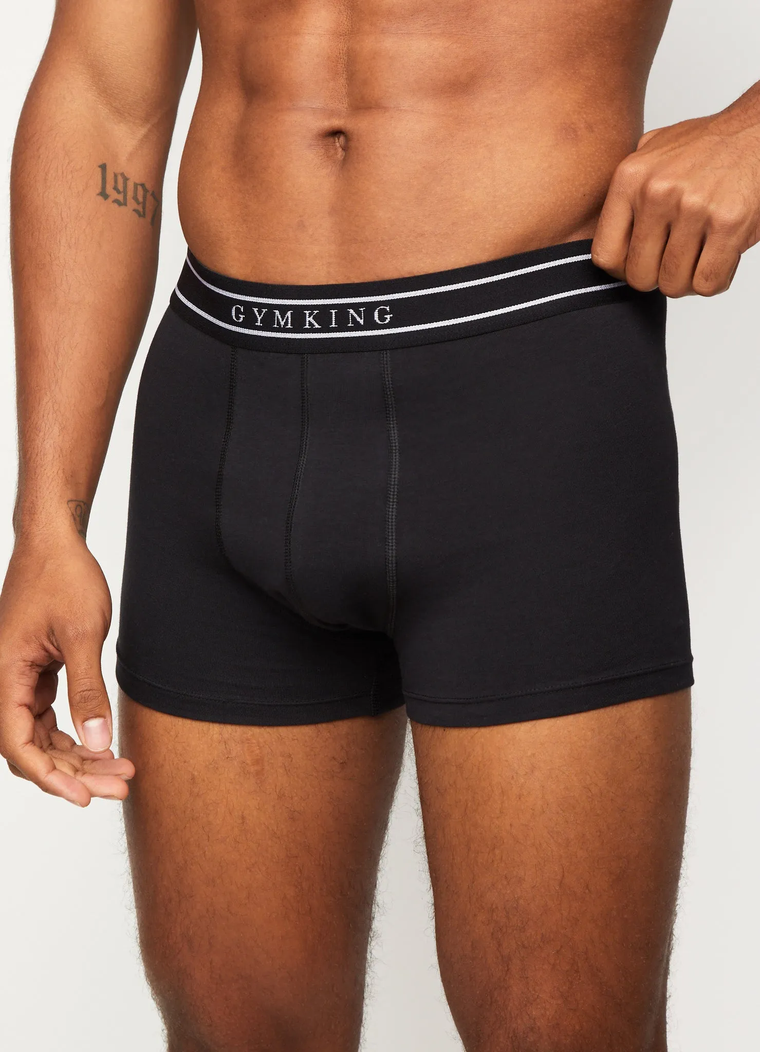 Gym King Boxers (3PK) - Black