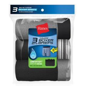 Hanes Boys 3 pack Boxer Briefs