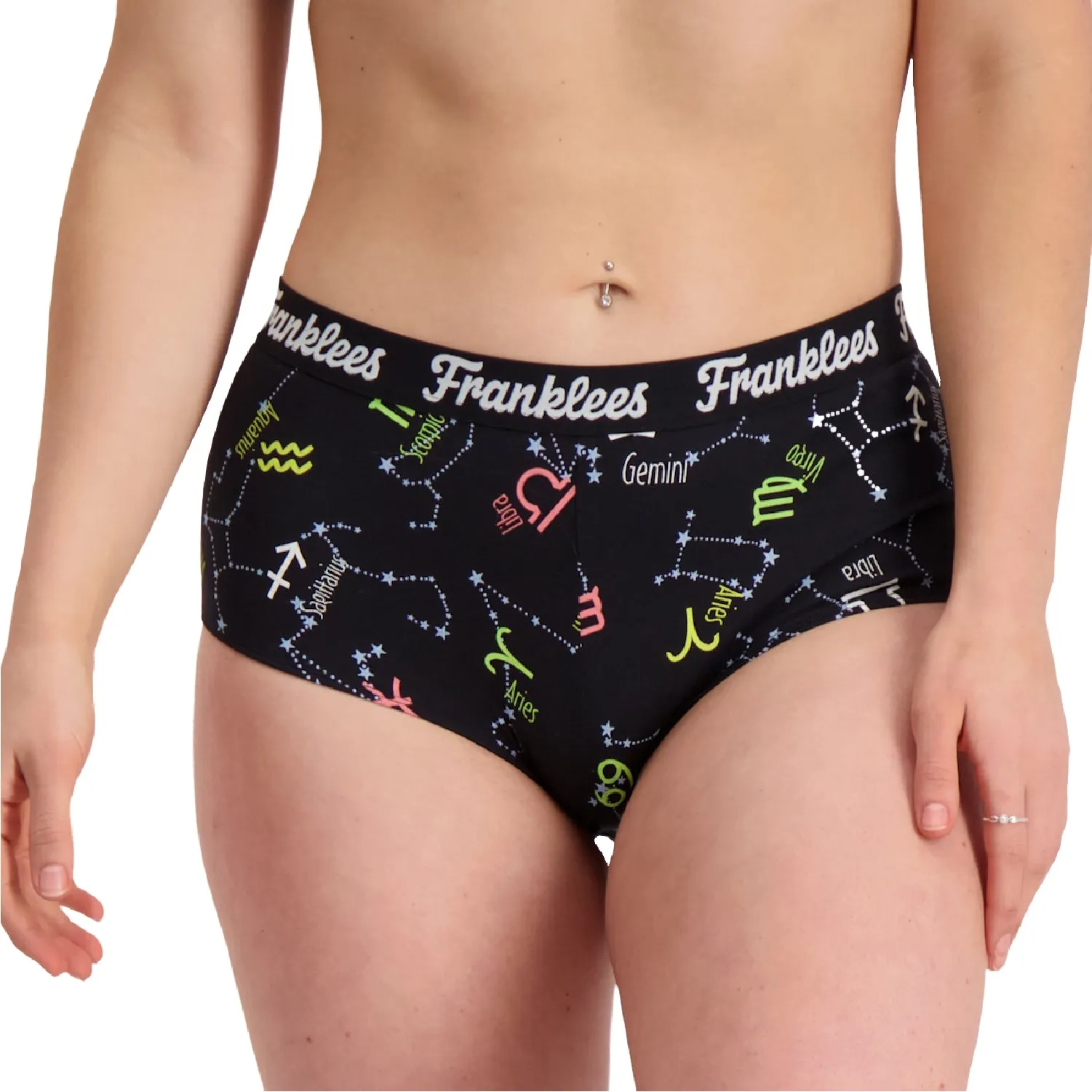 High Waisted Hipster | Soft Cotton | Zodiac