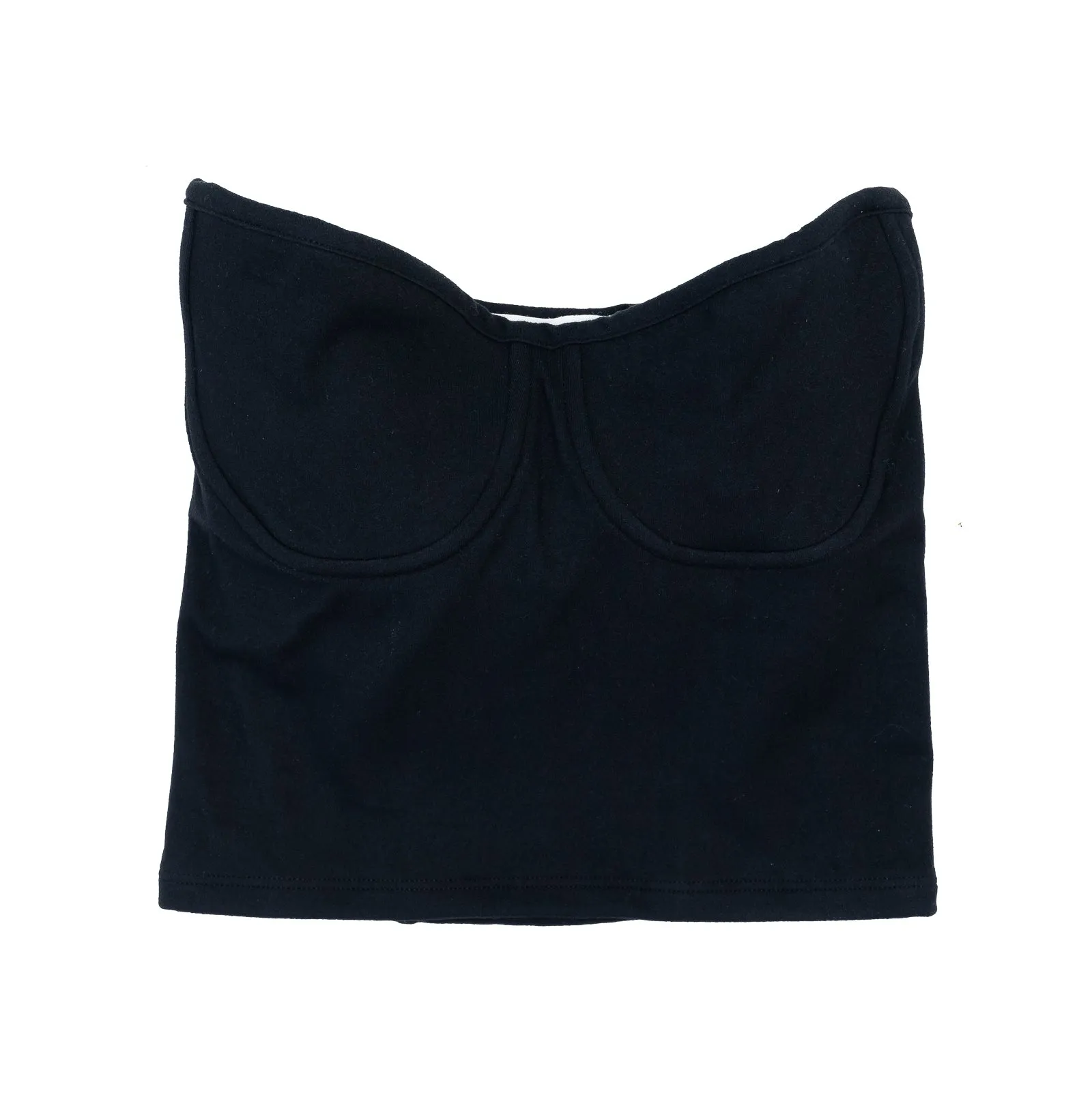 Joah Brown Bustier Tube Top 'Sueded Onyx'