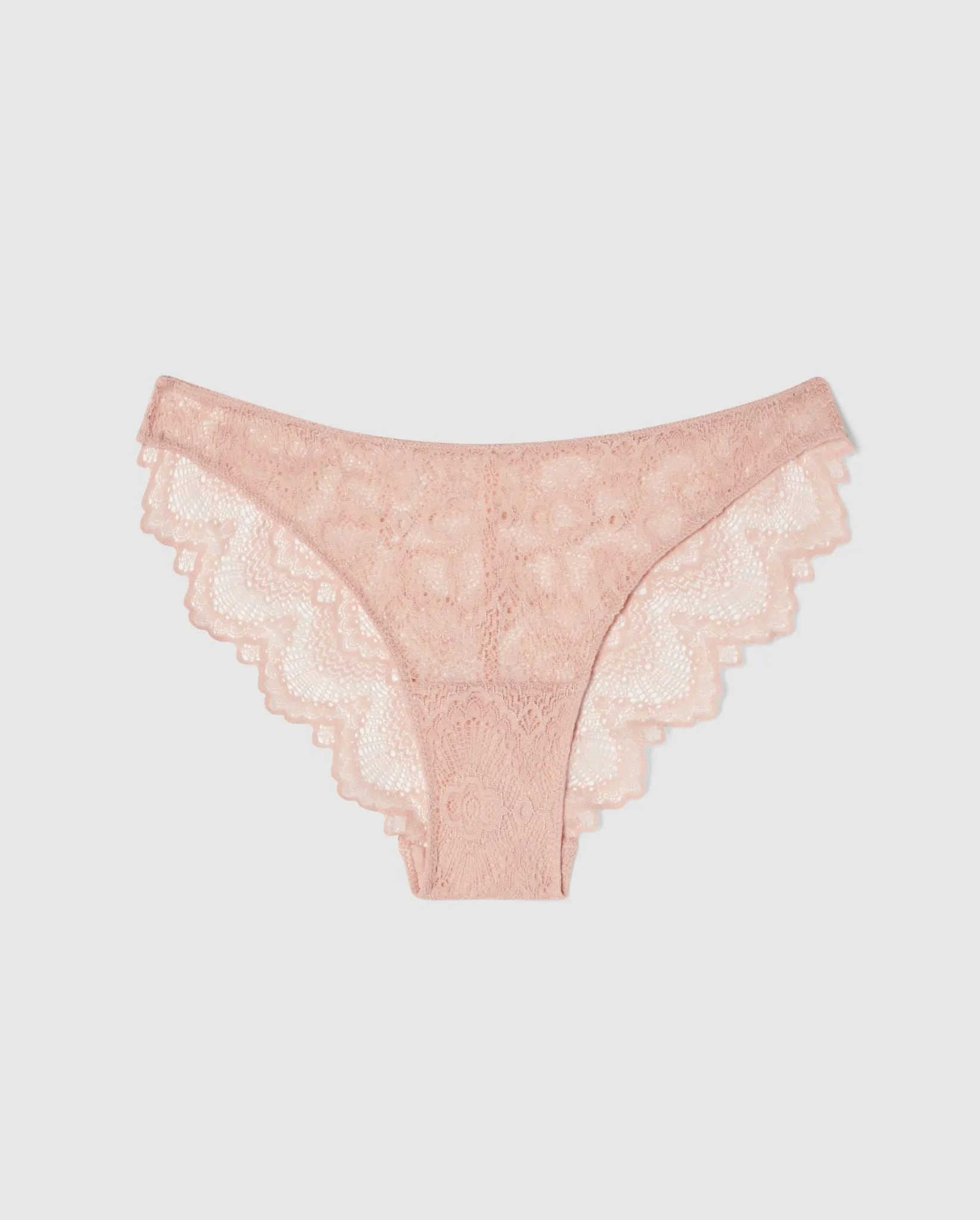 Lace Bikini Briefs Nude