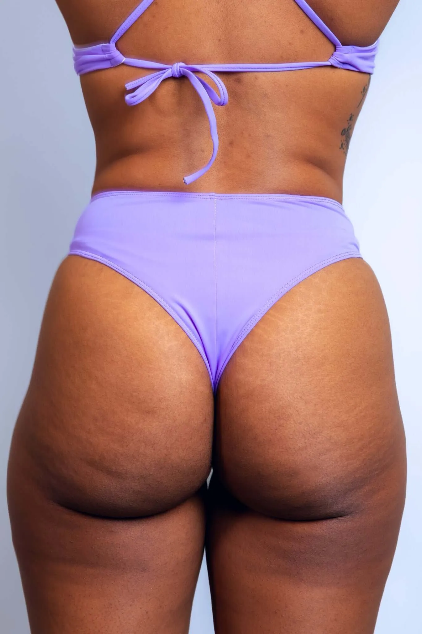 Lavender High Waisted Thong