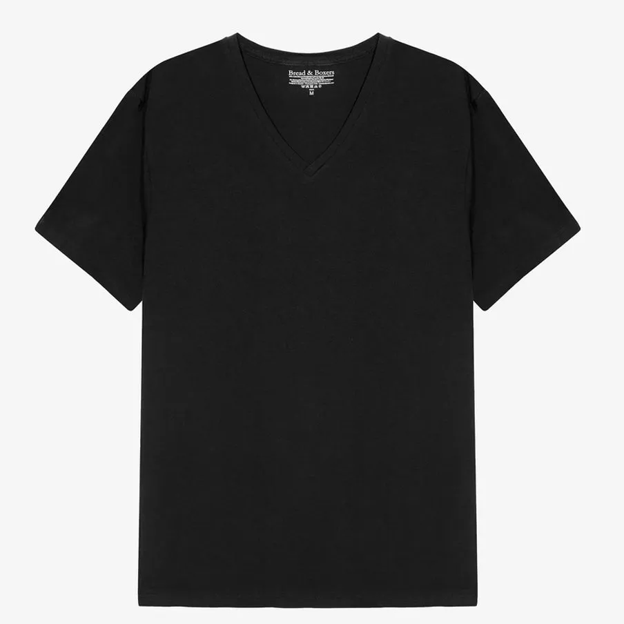 Men's Bread & Boxers | V-Neck T-Shirt | Black