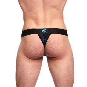 Midnight Peony Thong