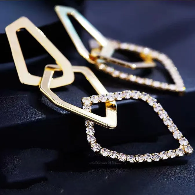 New Arrival Exaggerated Geometric Hipster Earrings