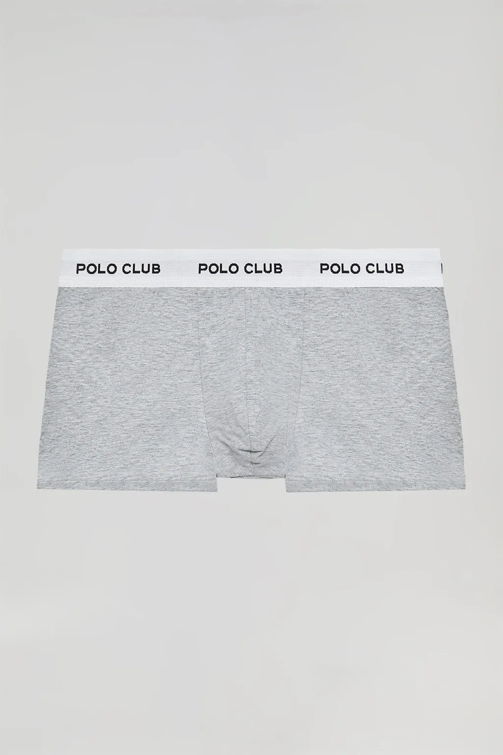 Pack de tres boxers negro,gris y blanco con logotipo Polo Club