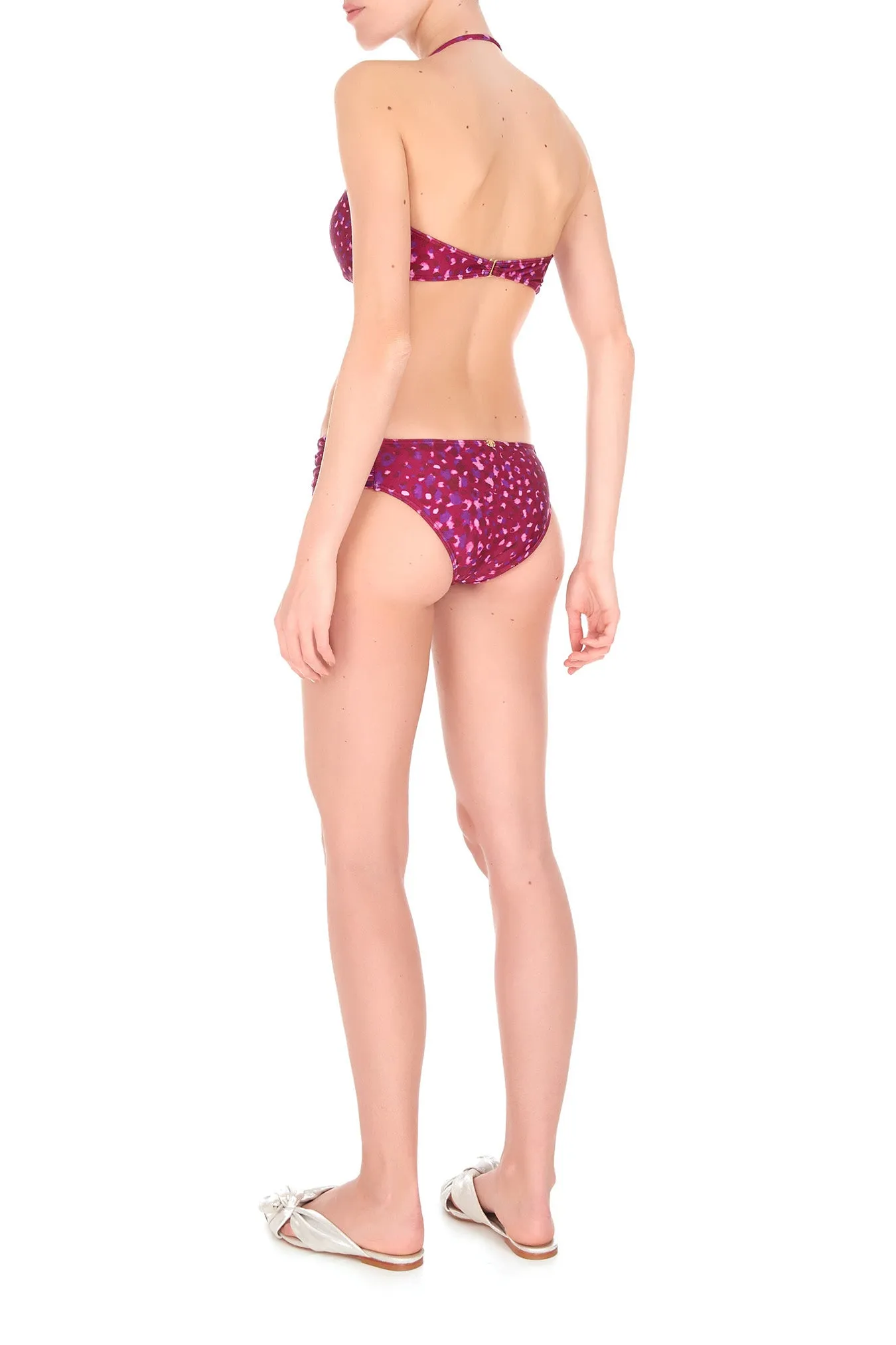 Pomegranate Strapless Bikini