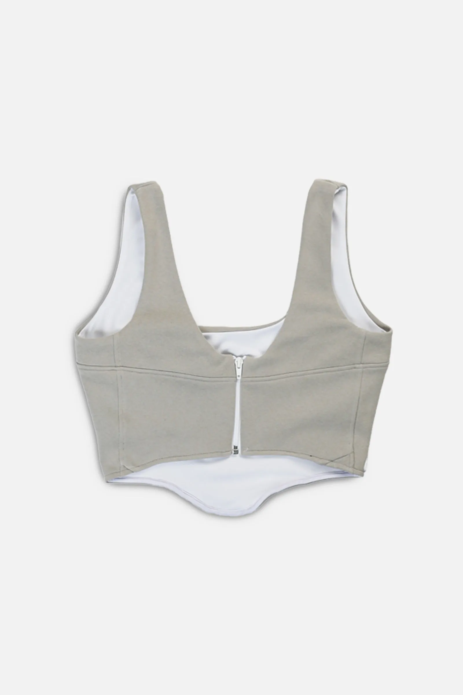 Rework Nike Sweatshirt Bustier - M