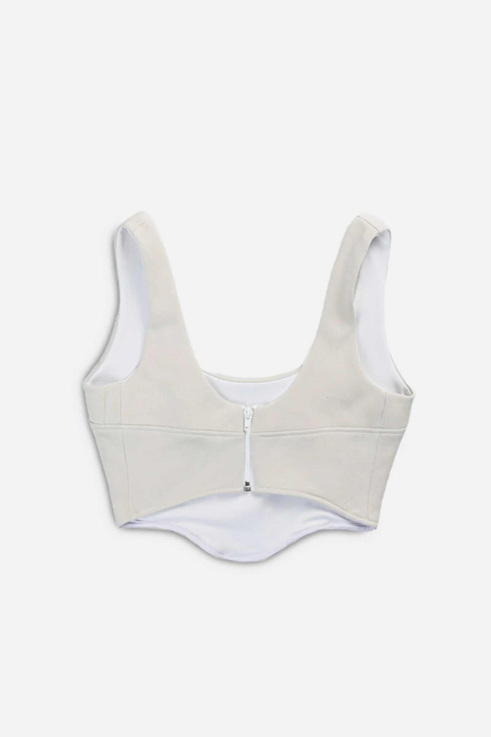 Rework Nike Sweatshirt Bustier - S