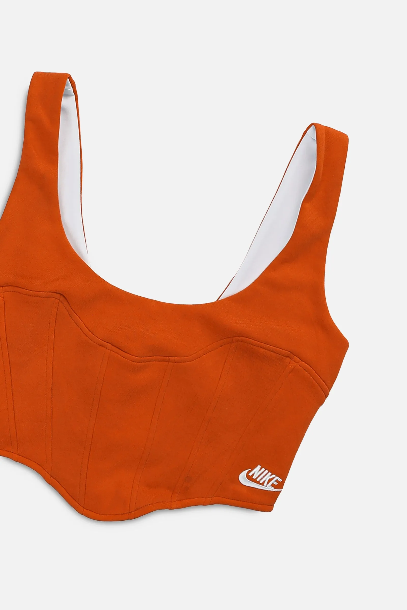 Rework Nike Sweatshirt Bustier - S