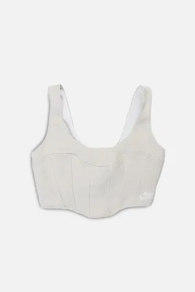 Rework Nike Sweatshirt Bustier - S